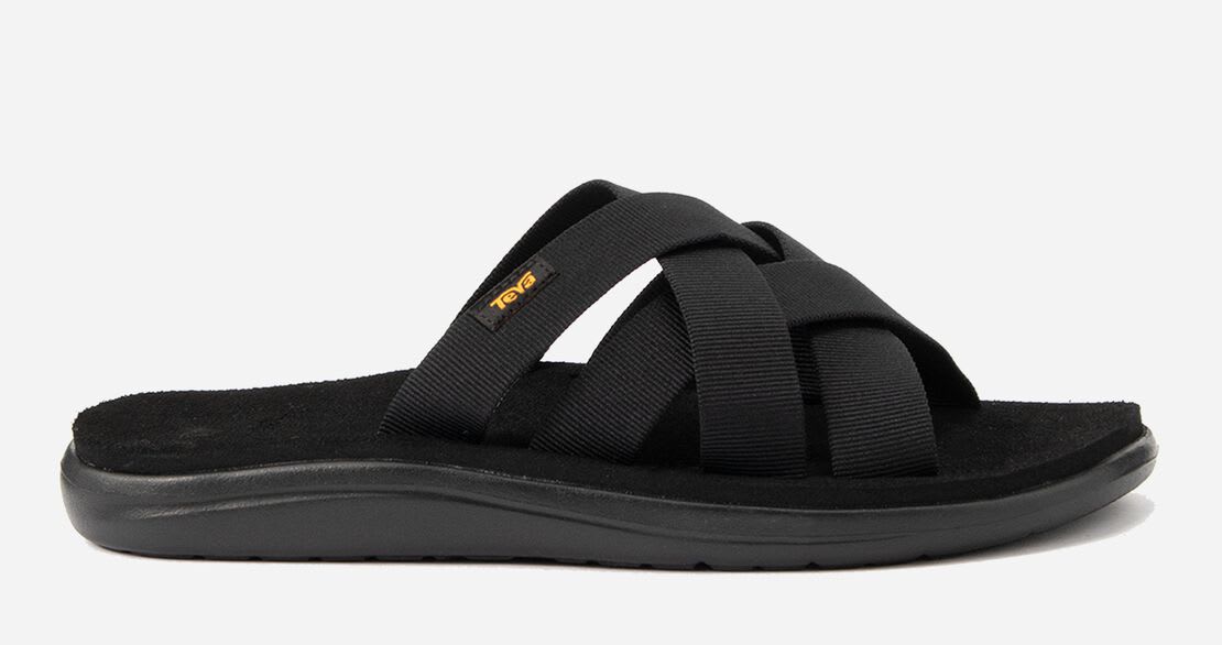 Teva　テバ　ボヤ　スライド　サンダル　26 ブラック　メンズ